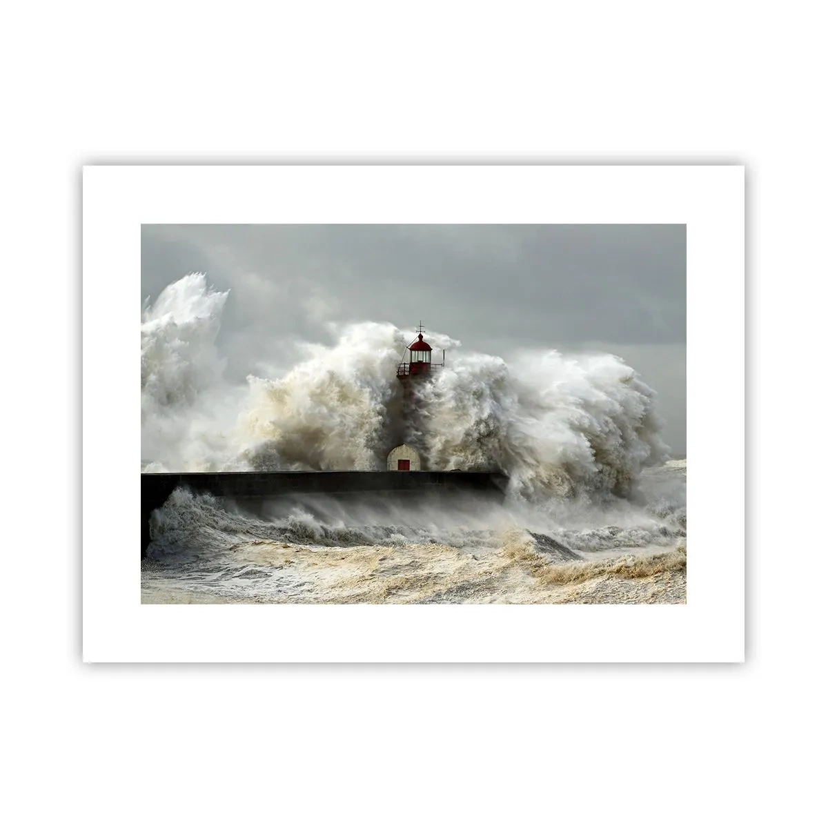 Affiche - Poster - La colère de l'océan - 40x30 cm