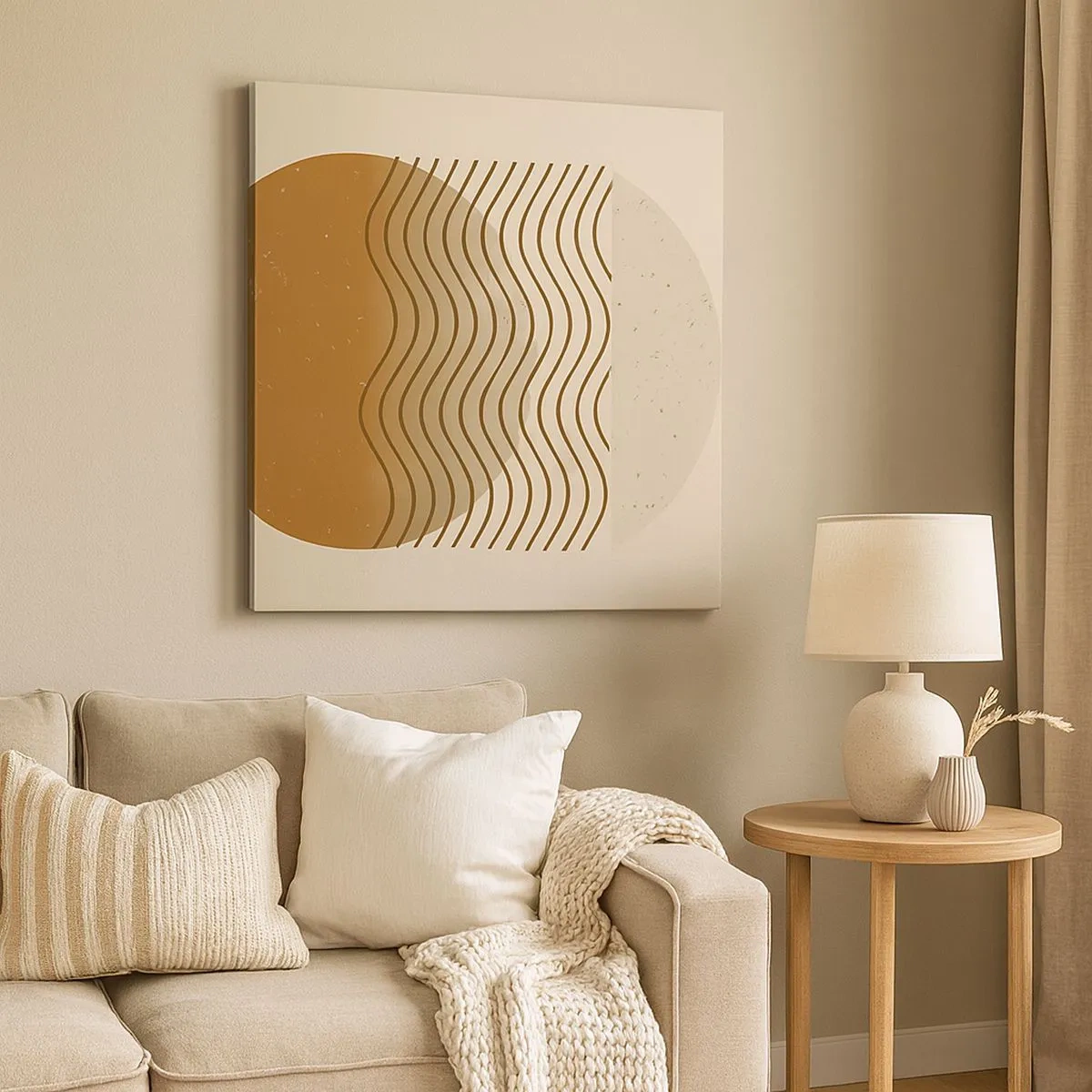 Impression sur toile - Image sur toile - Sur l'origine des figures géométriques - 30x30 cm