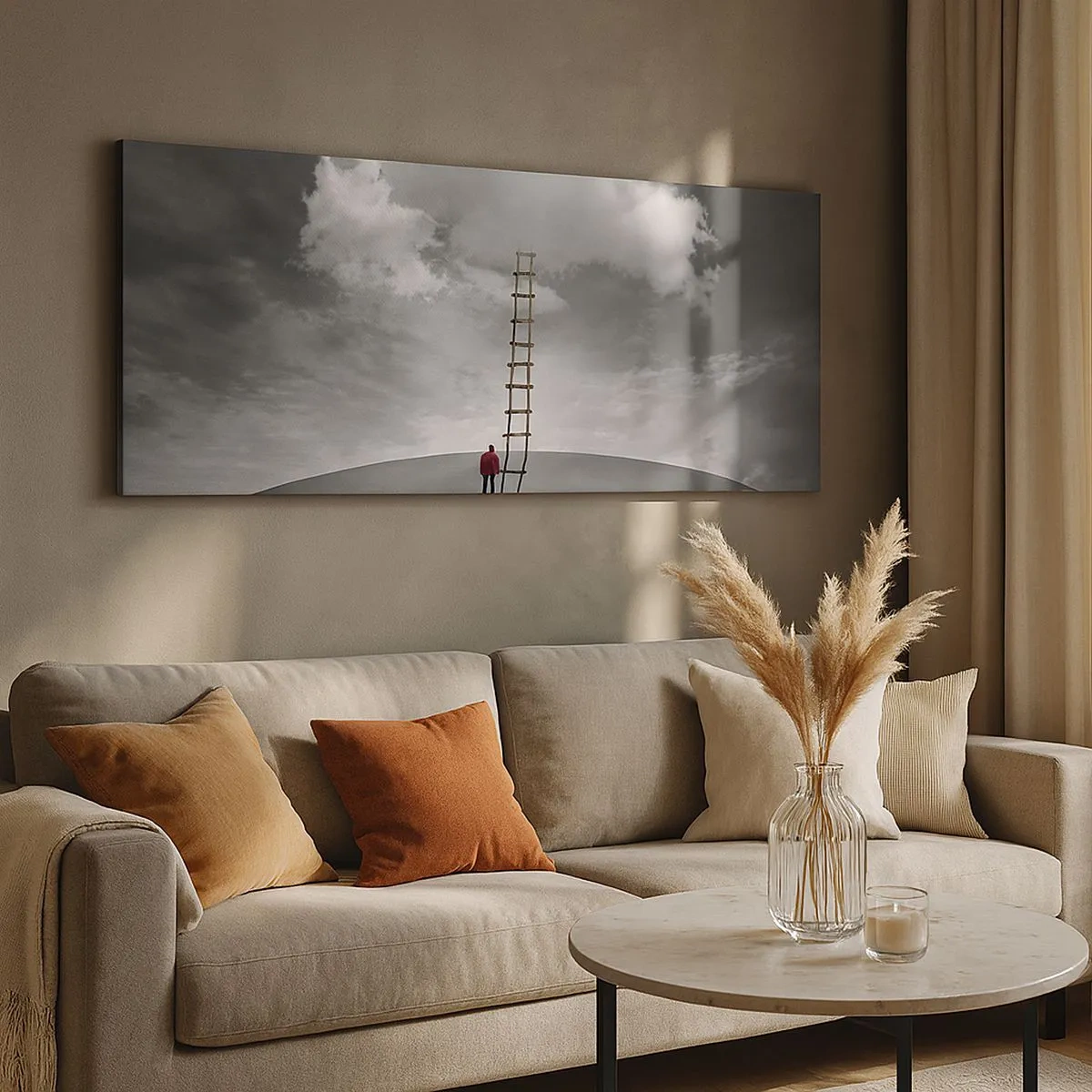 Impression sur toile - Image sur toile - Tout est possible - 100x40 cm