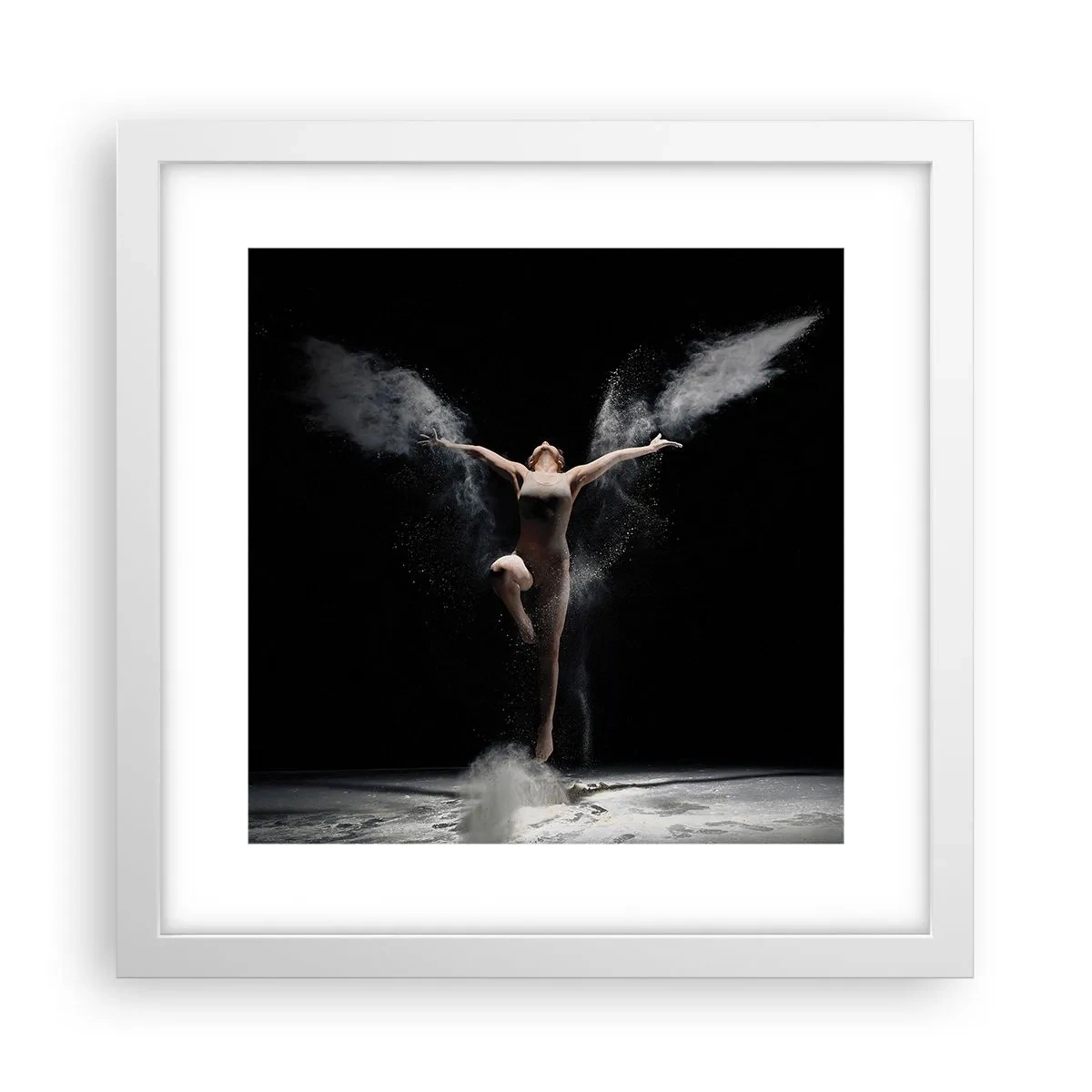 Affiche dans un cadre blanc - Poster - Les elfes existent - 30x30 cm