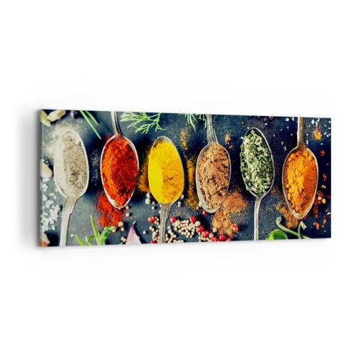 Impression sur toile - Image sur toile - Magie culinaire - 100x40 cm