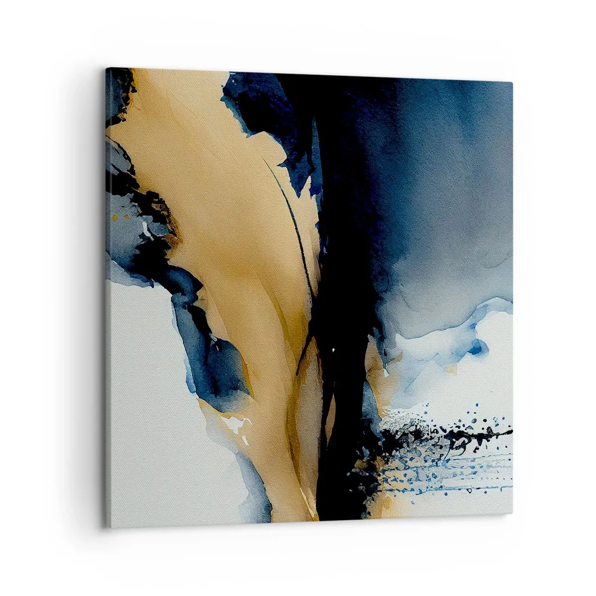 Impression sur toile - Image sur toile - Derrière le rideau - 50x50 cm