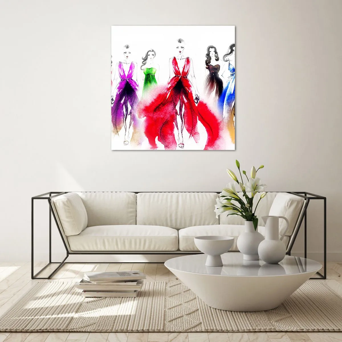 Impression sur verre - Image sur verre - Ambiances pour les déguisements - 30x30 cm