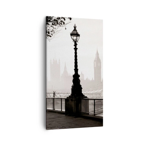 Impression sur toile - Image sur toile - Un matin londonien - 45x80 cm