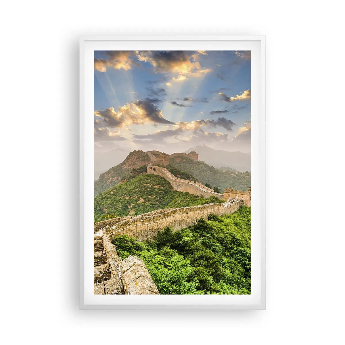 Affiche dans un cadre blanc - Poster - Grandeur éternelle - 61x91 cm