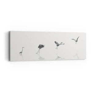 Impression sur toile - Image sur toile - Quatre étapes simples - 90x30 cm