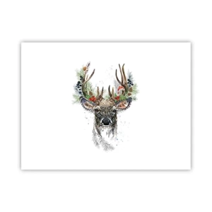 Affiche - Poster - En robe de fête - 40x30 cm