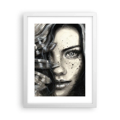 Affiche dans un cadre blanc - Poster - Beauté sauvage - 30x40 cm