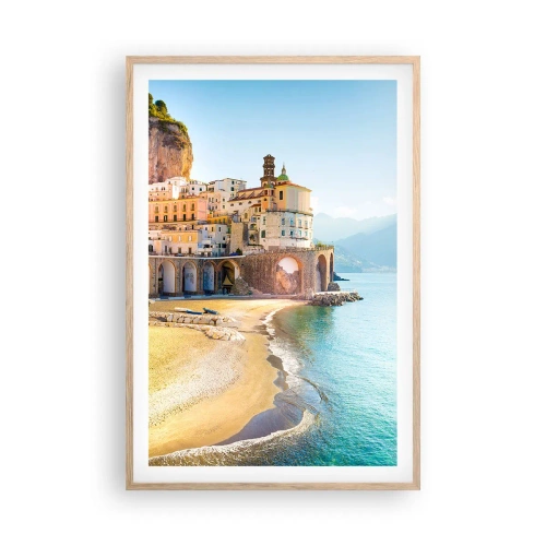 Affiche dans un chêne clair - Poster - La ville est incroyable - 61x91 cm