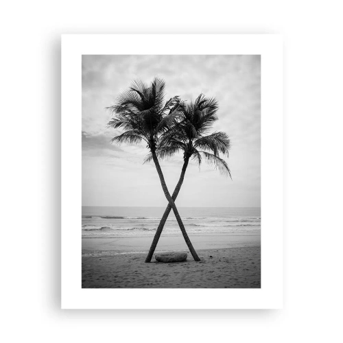 Affiche - Poster - Elle a senti une présence - 40x50 cm