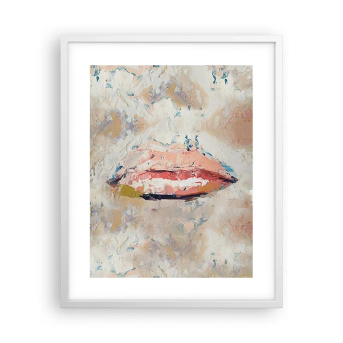 Affiche dans un cadre blanc - Poster - Éveil la pensée - 40x50 cm