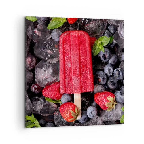 Impression sur toile - Image sur toile - Le goût d’un été chaud - 50x50 cm