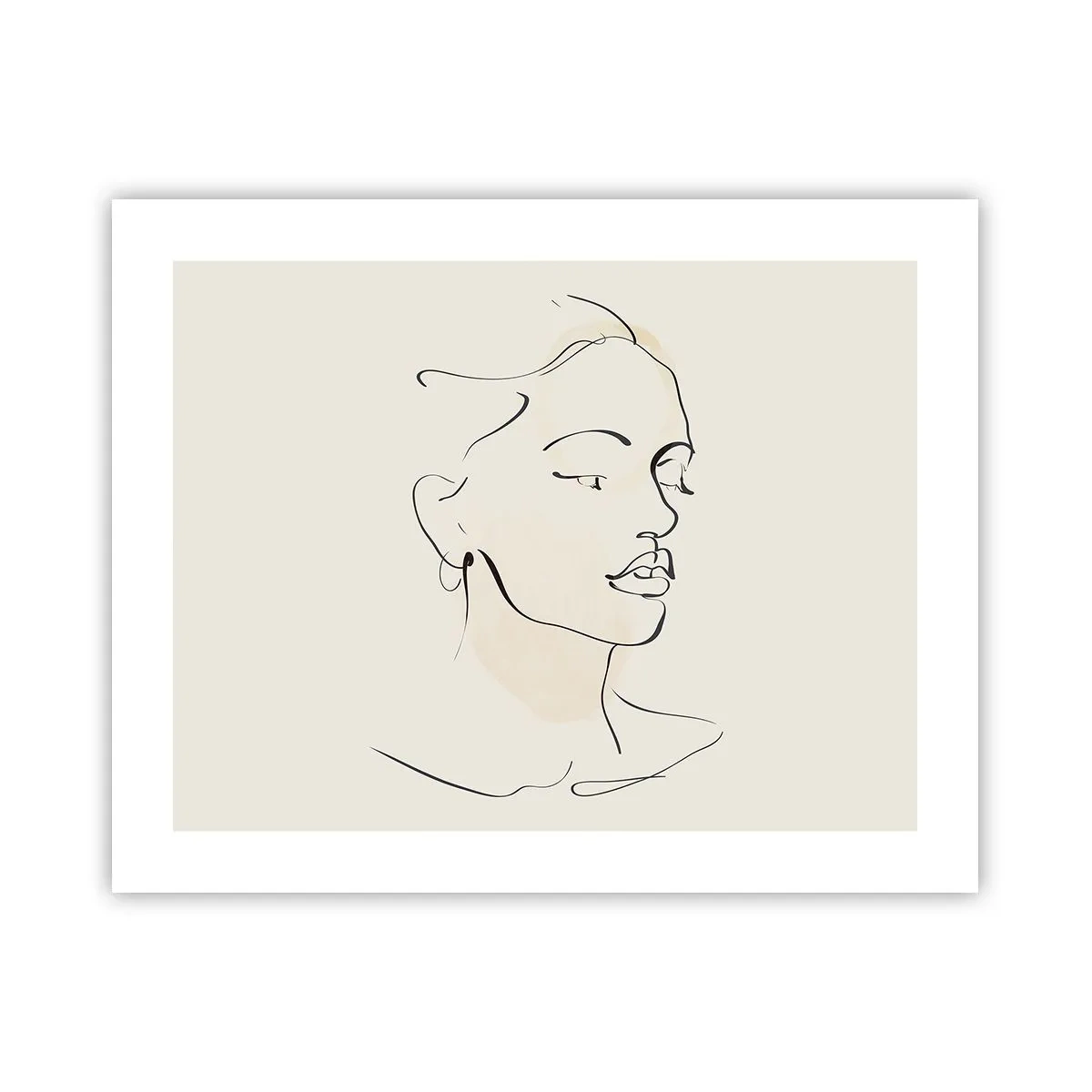 Affiche - Poster - Une ligne certaine - 50x40 cm