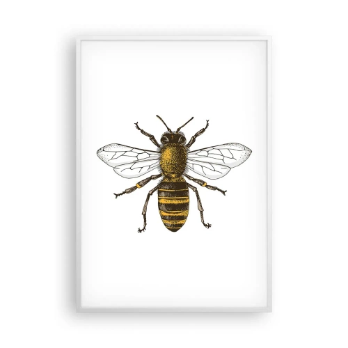 Affiche dans un cadre blanc - Poster - Belle et bonne - 70x100 cm