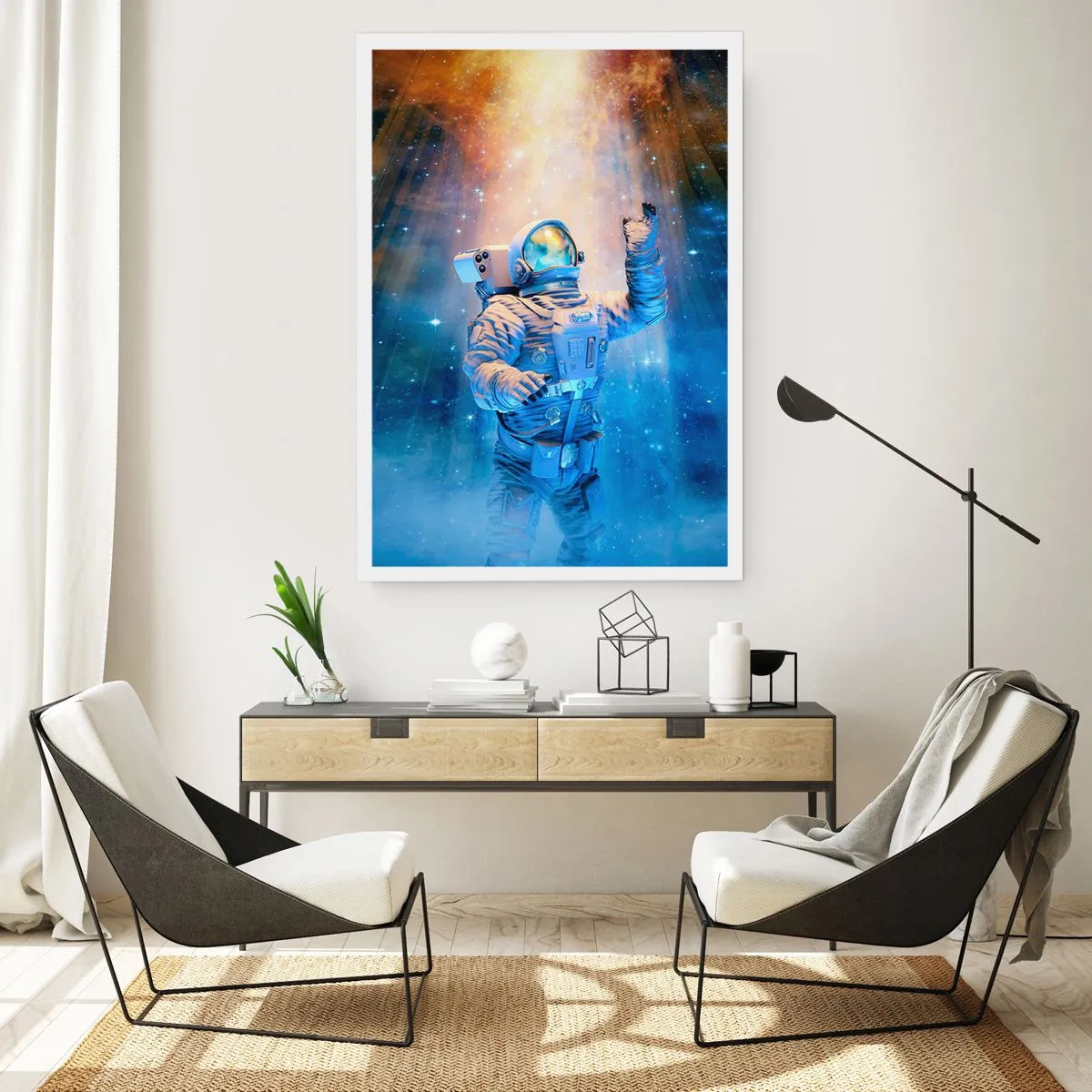 Affiche - Poster - Enfin arrivé - 40x50 cm