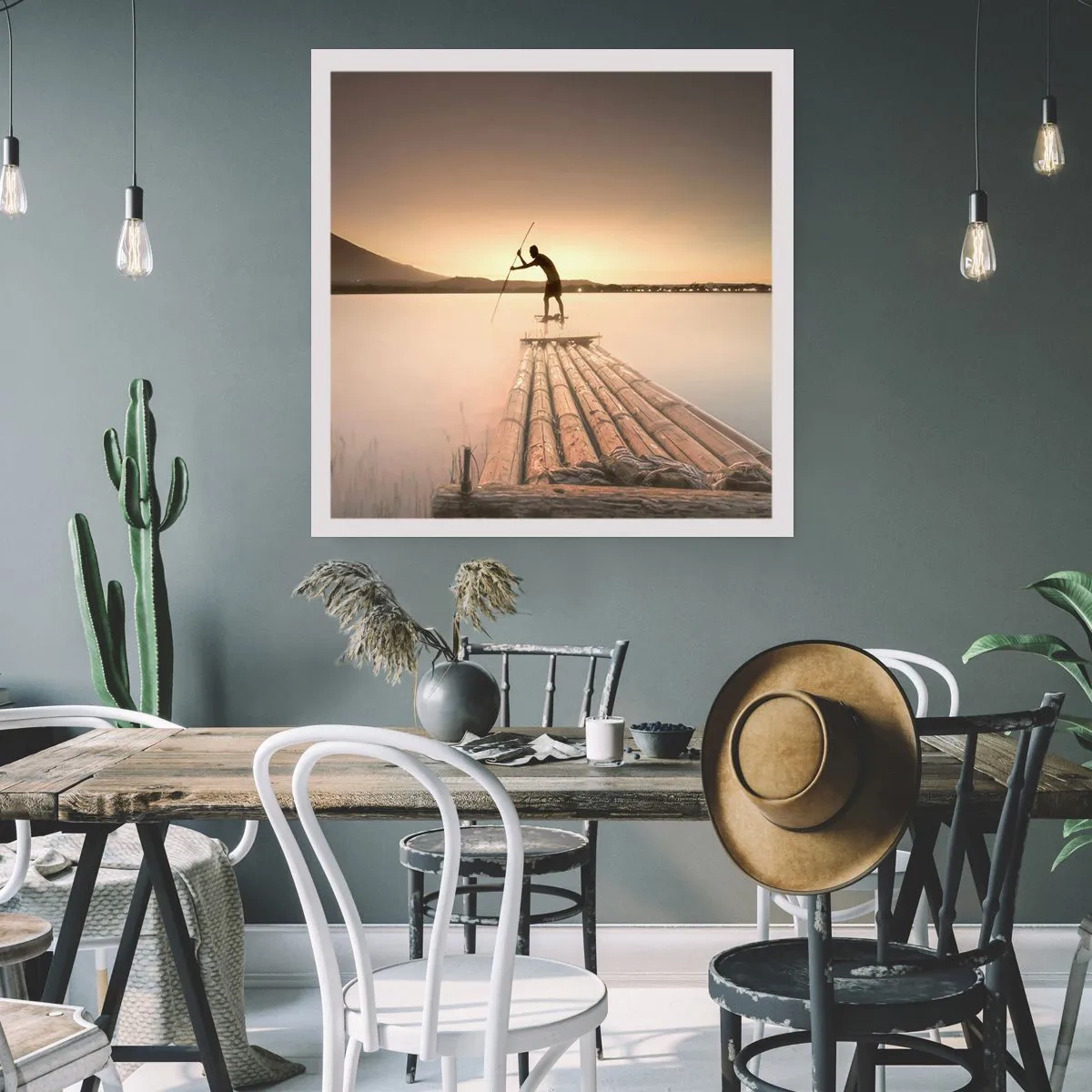 Affiche - Poster - Avant la fin du jour - 40x40 cm