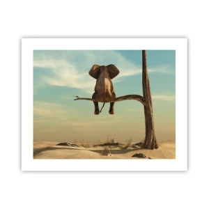 Affiche - Poster - Nouveau point de vue - 50x40 cm