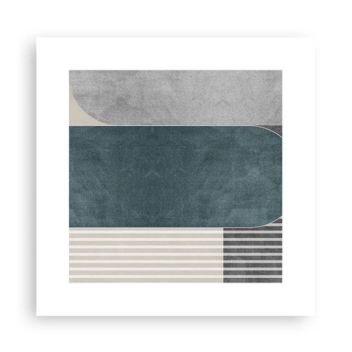 Affiche - Poster - Composition de niveaux - 30x30 cm