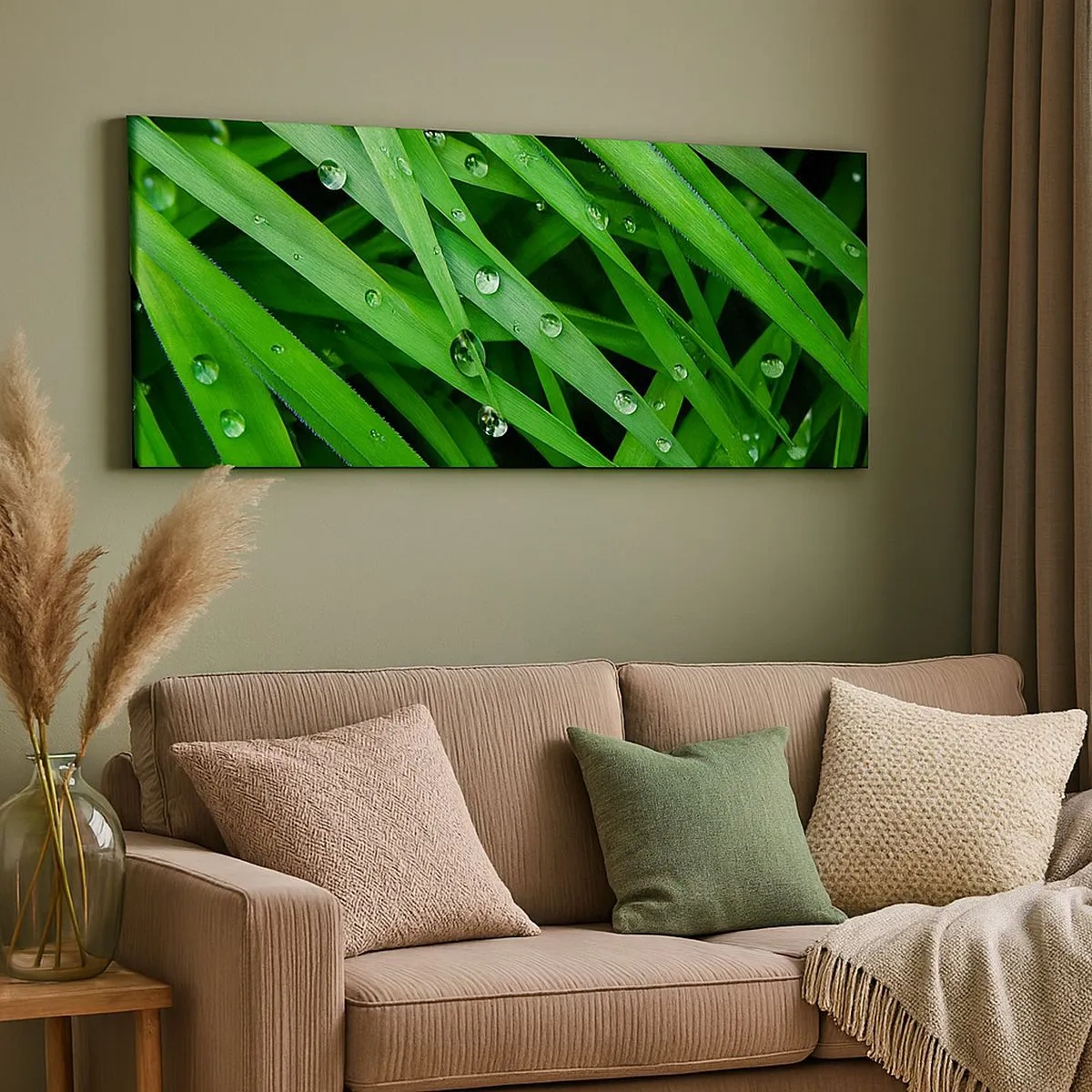 Impression sur toile - Image sur toile - Jouez dans le vert - 100x40 cm