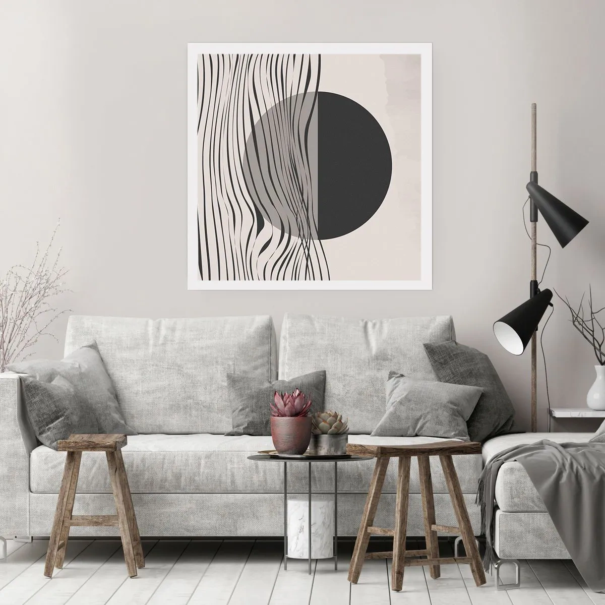 Affiche - Poster - Demi composition - 60x60 cm