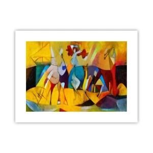 Affiche - Poster - Soleil - vie - joie - 40x30 cm