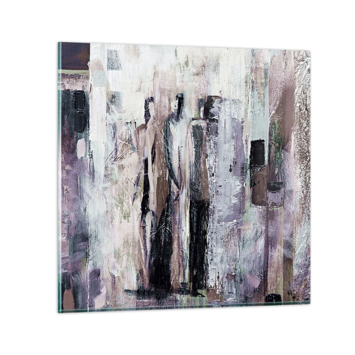 Impression sur verre - Image sur verre - Les trois mystérieux - 40x40 cm