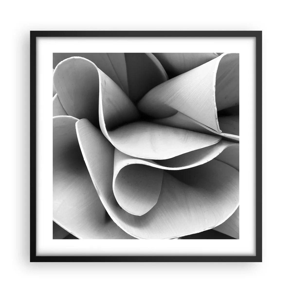 Affiche dans un cadre noir - Poster - Il s'en passe dans l'espace - 50x50 cm