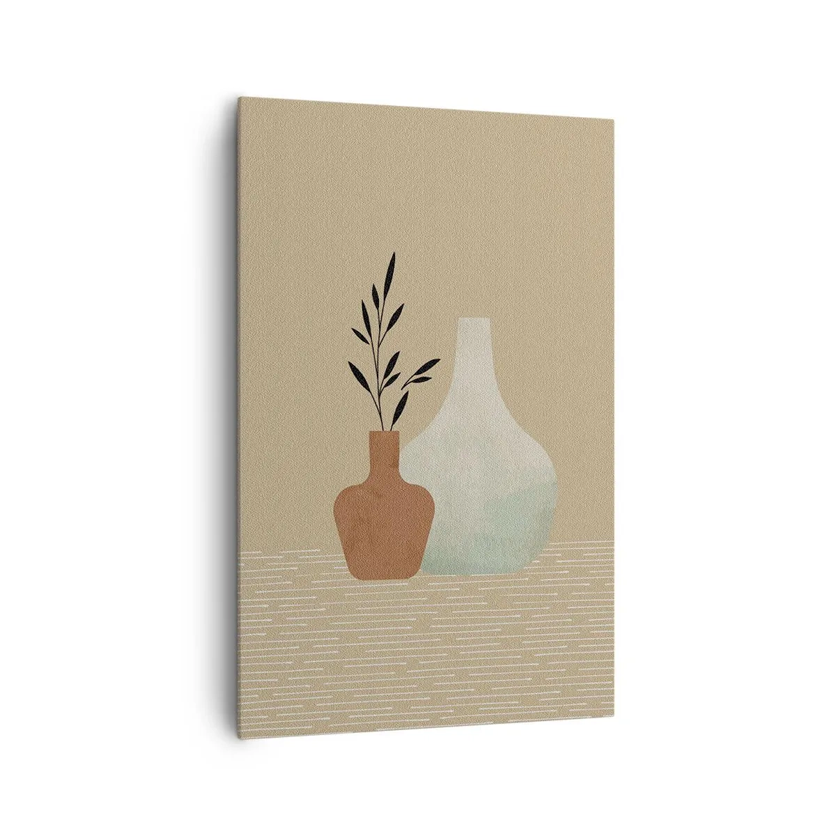 Impression sur toile - Image sur toile - Le vase et son idée - 80x120 cm