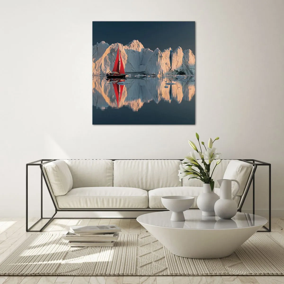 Impression sur verre - Image sur verre - Aux limites du monde - 60x60 cm