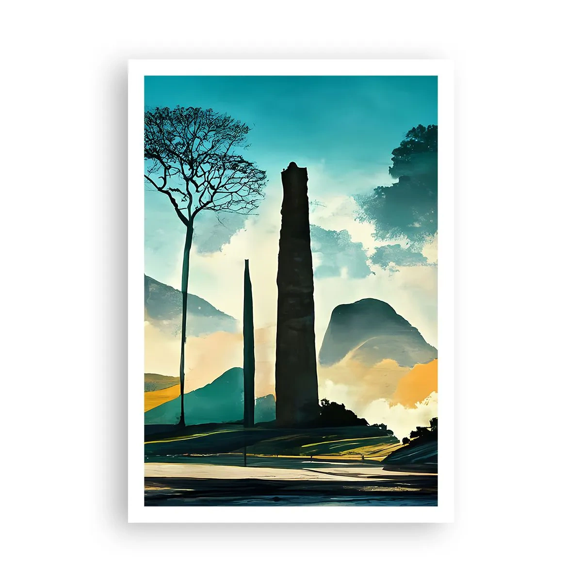 Affiche - Poster - Toujours de plus en plus haut - 70x100 cm