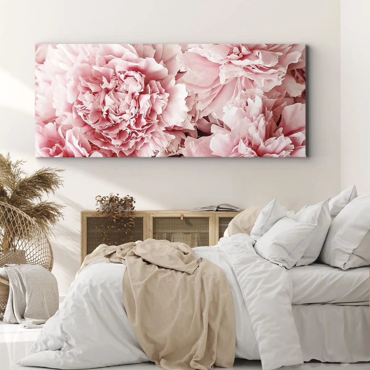 Impression sur toile - Image sur toile - Rêve rose - 90x30 cm