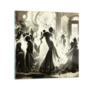 Impression sur verre - Image sur verre - La grande mascarade - 30x30 cm