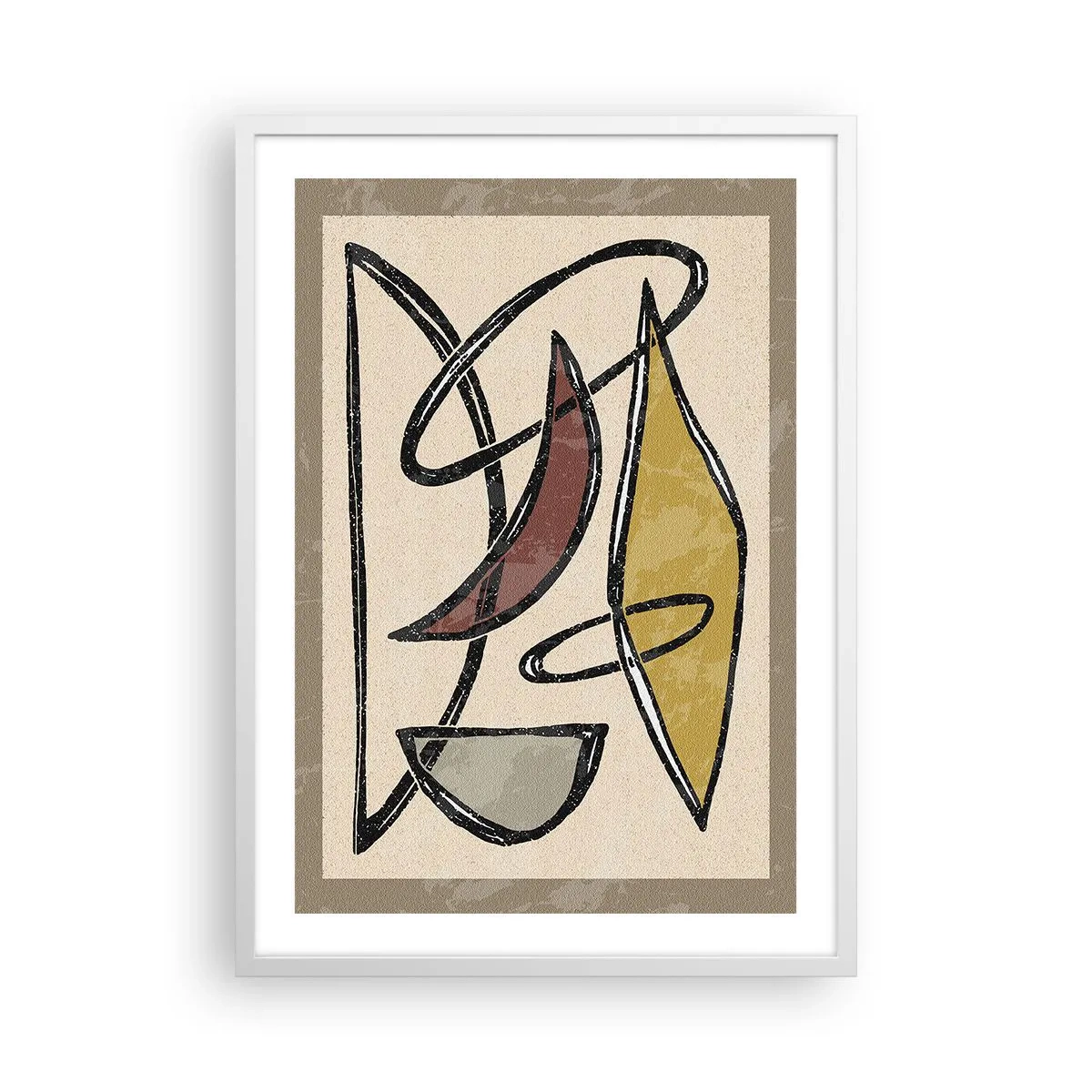 Affiche dans un cadre blanc - Poster - Verticales et horizontales - 50x70 cm