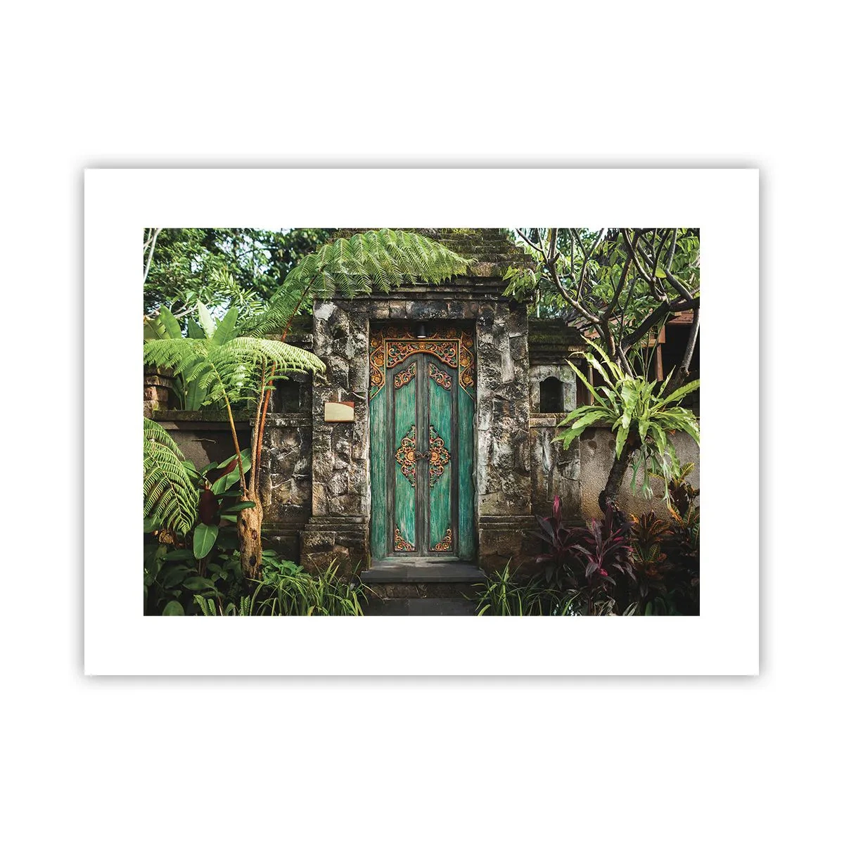 Affiche - Poster - Porte vers un monde exotique - 40x30 cm